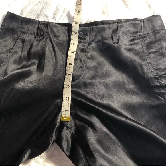 Vintage Y2K Vivienne tam low rise silk cargo pants